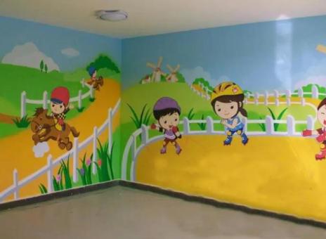 淮南幼儿园墙体彩绘制作流程及注意事项