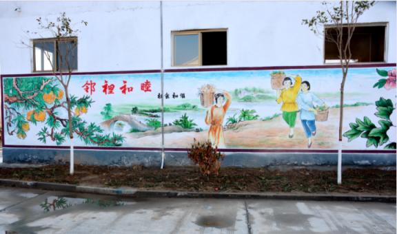 淮南乡镇文化墙 乡风文明焕发新活力