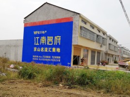 淮南农村墙体广告在不同形式上面展现的不同特色