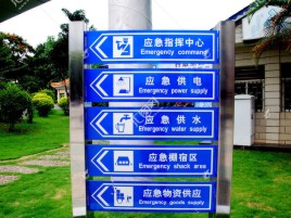淮南标识导向系统设计需要掌握的四大元素