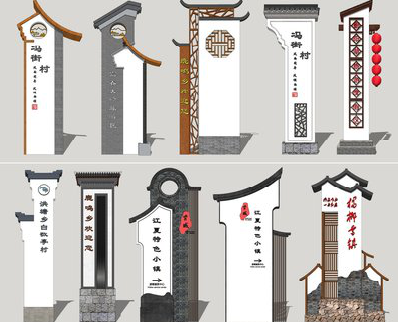 淮南美丽乡村标识标牌有哪些分类？