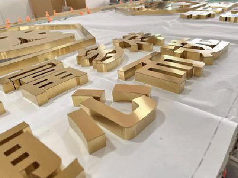 淮南拉丝不锈钢字的特点。