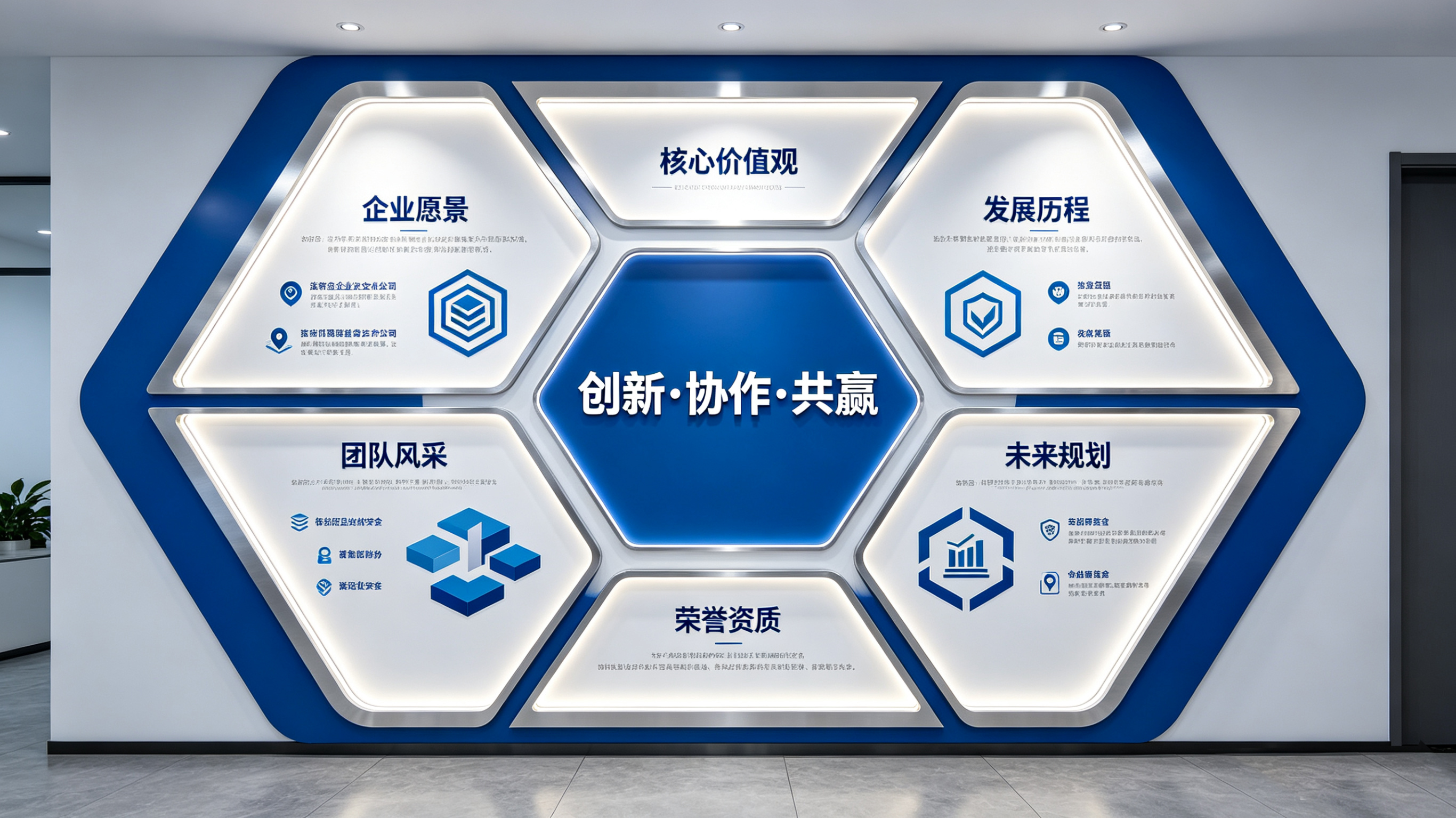 淮南企业文化墙六边形避坑指南（新手常犯5个错误）